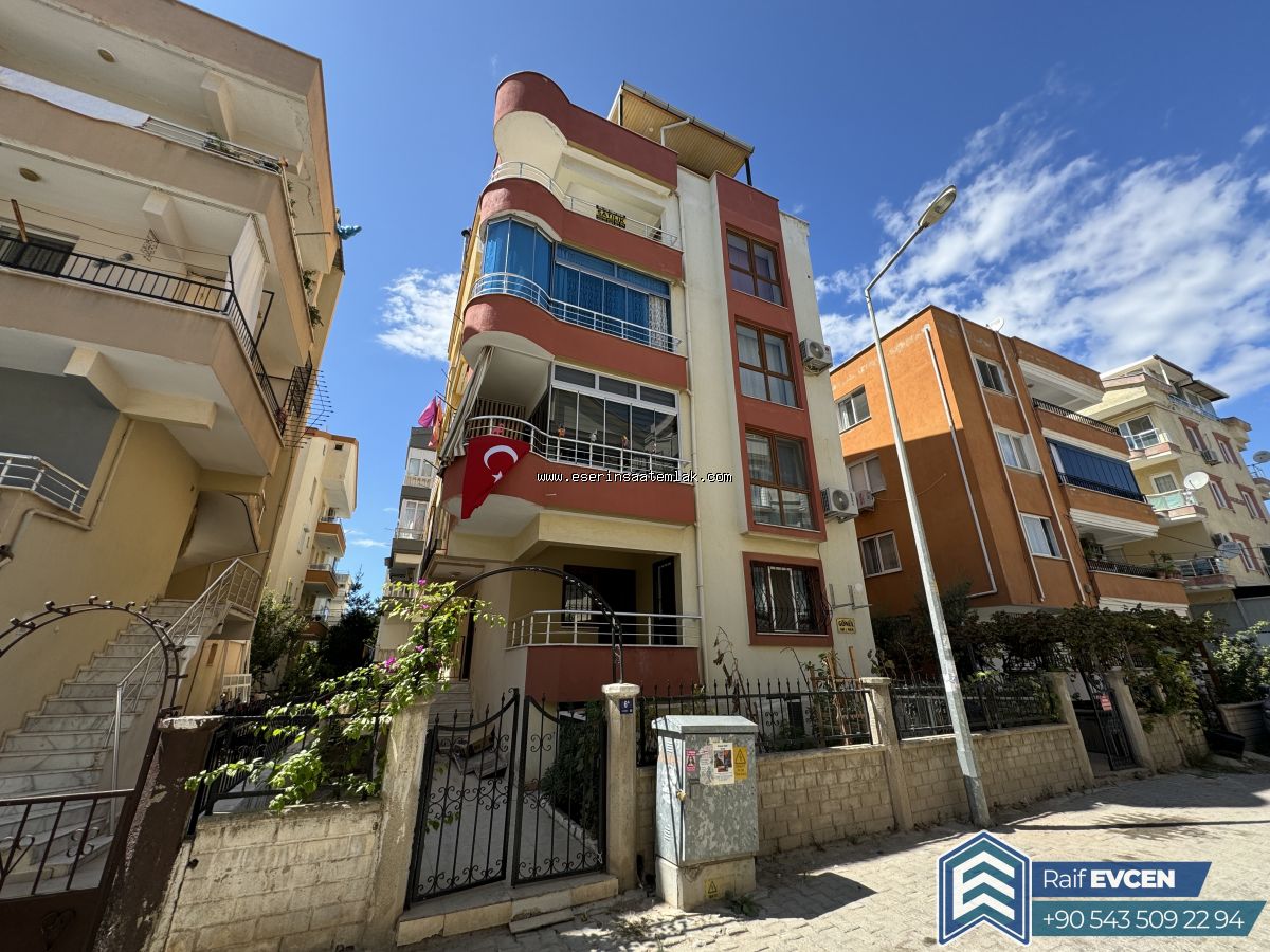 DİDİM EFELER'DE ÖN CEPHE GENİŞ BALKONLU 2+1 EŞYALI DAİRE